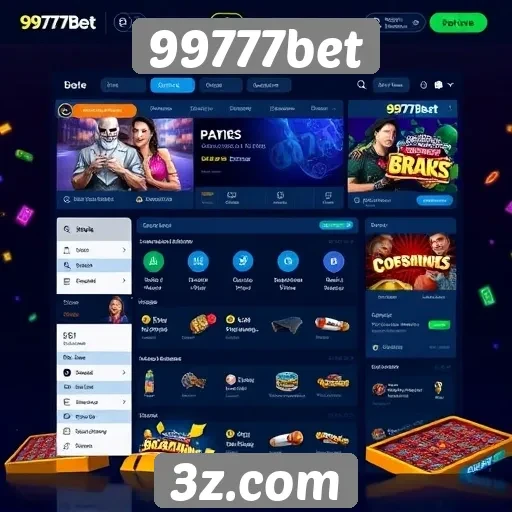 Experiência do usuário na navegação do 99777bet