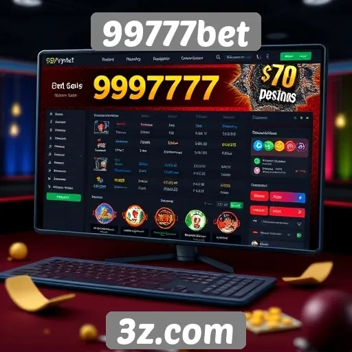 Interface e experiência do usuário no 99777bet